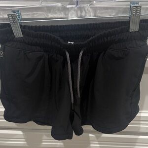 Athleta Girl Black Drawstring Shorts